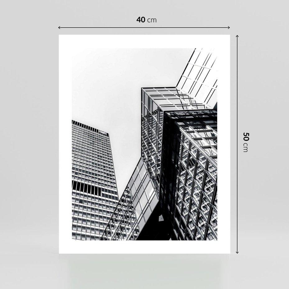Plakat bez ramy 40x50 - Fotografia Wieżowców - architektura, budynki
