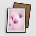 Plakat w ramie 50x70 - Akwarelowe Kwiaty w Pastelach - kwiaty, akwarelowe - rama czarna