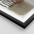 Zestaw obrazy w ramie 50x70 galeria - Nowoczesne, abstrakcja, plakat - rama czarna