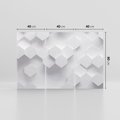Obraz na płótnie 120x80 - Kreatywna Forma - geometryczny, 3D