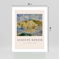 Plakat bez ramy 40x50 - Plakat z Reprodukcją A. Renoira - Auguste Renoir, Morze i klify