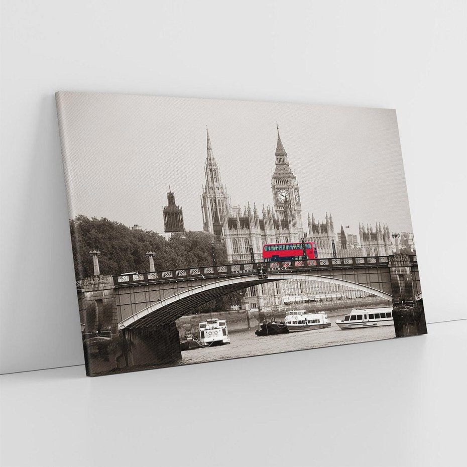 Obraz na płótnie 70x50 - Ikona Londynu - Most - most, Londyn