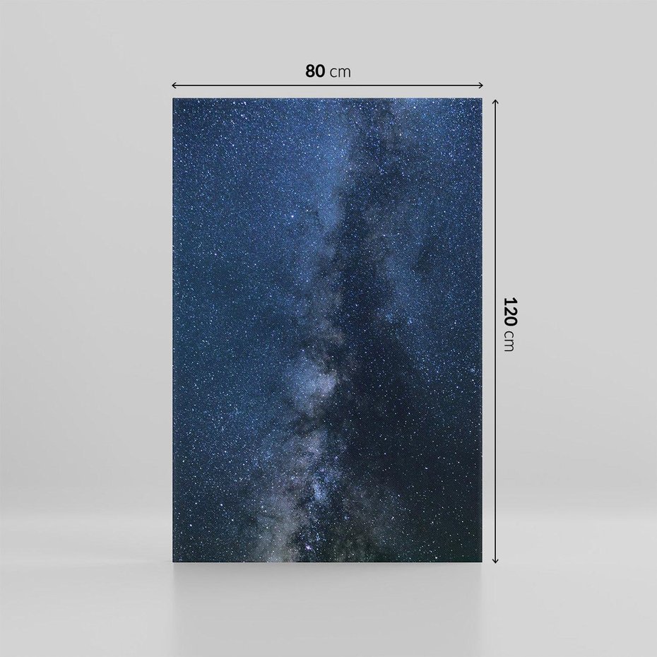 Obraz na płótnie 80x120 - Gwiazdy: magia nocnego nieba - gwiazdy, niebo