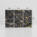 Obraz na płótnie 120x80 - Egzotyczny Blask - marmur, złoto