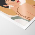 Plakat bez ramy 21x30 - Kobieca Przenikliwość - nowoczesny plakat, styl retro