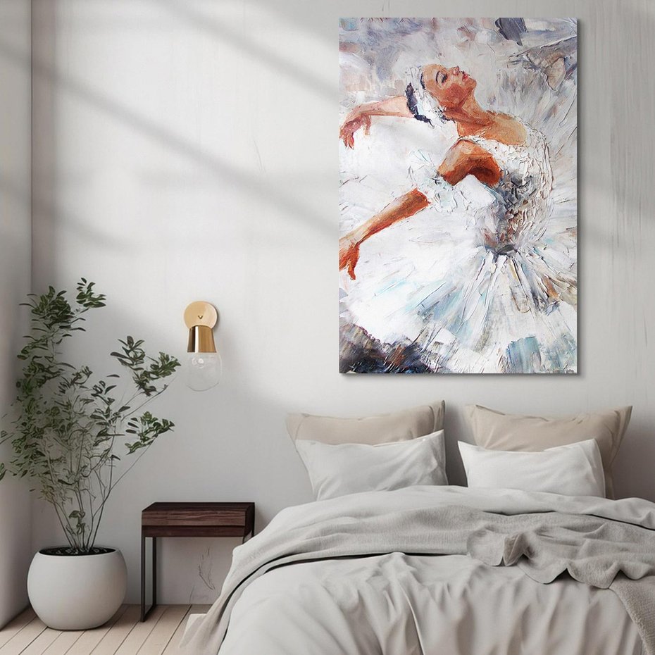 Obraz na płótnie 50x70 - Baletowa Sztuka - balet, sztuka