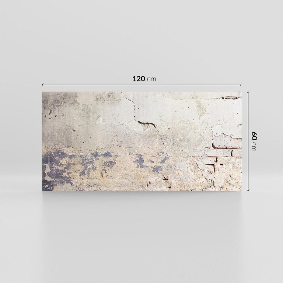 Obraz na płótnie 120x60 - Surowość ściany z betonu - ściana, beton