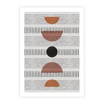 Plakat bez ramy 50x70 - Plakat w Stylu Abstrakcji - geometryczna grafika, plakat