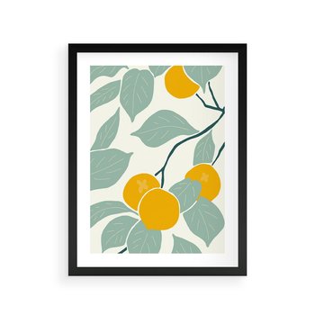 Plakat w ramie 40x50 - Wewnętrzna Melodia - plakat, nowoczesna sztuka - rama czarna