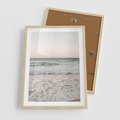 Plakat w ramie 50x70 - Krajobraz Morza i Fal - morze, fale - rama drewno