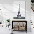 Obraz na płótnie 80x120 - Eiffla w mglistym świetle - Eiffla, Paryż