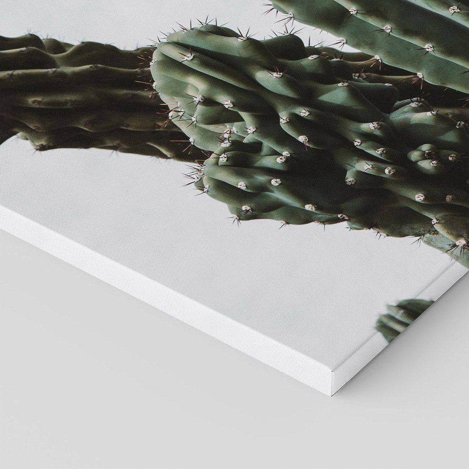 Obraz na płótnie 100x70 - Boho oaza wśród kaktusów - kaktusy, pustynia