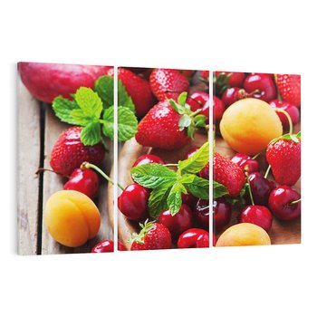 Obraz na płótnie 120x80 - Owoce w restauracji artystycznie - owoce, restauracja