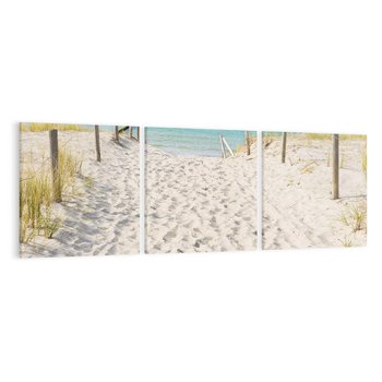 Obraz na płótnie 120x40 - Harmonia plażowego morza - plaża, morze