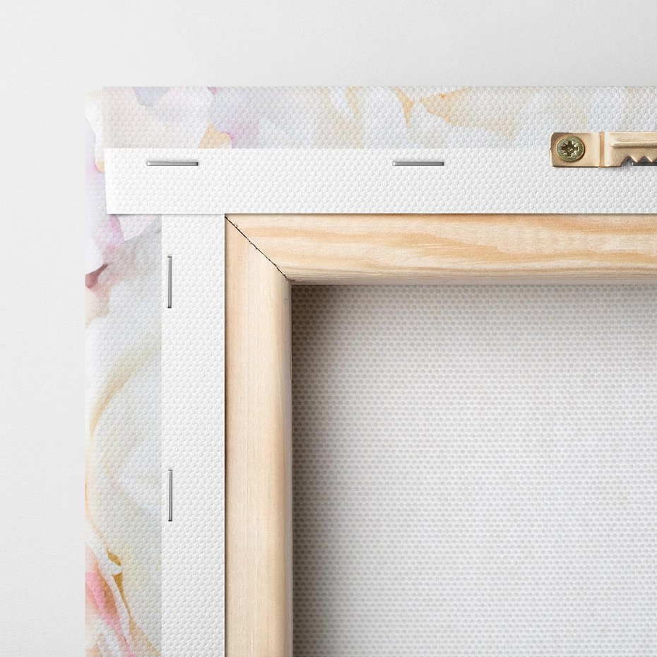 Obraz na płótnie 50x50 - natura w pełnym rozkwicie - kwiaty