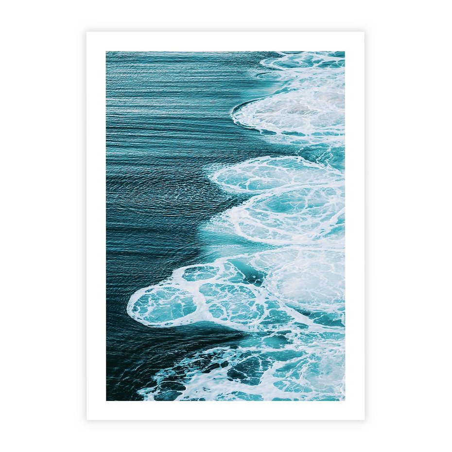 Plakat bez ramy 30x40 - Morska potęga - morze, ocean