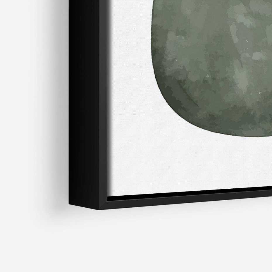 Obraz w ramie 70x100 - Owocowe Boho Inspiracje - minimalistyczny plakat, gruszka - rama czarna