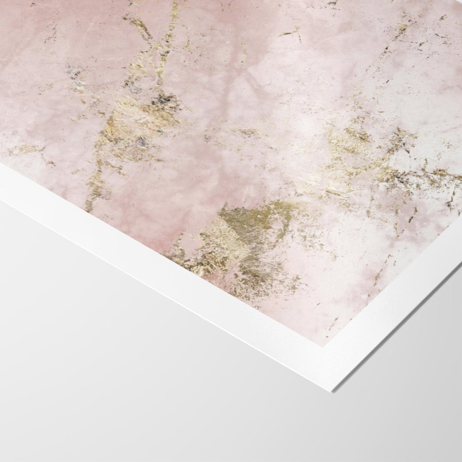 Plakat bez ramy 50x70 - Piękno w Szczegółach - marmur, złoto