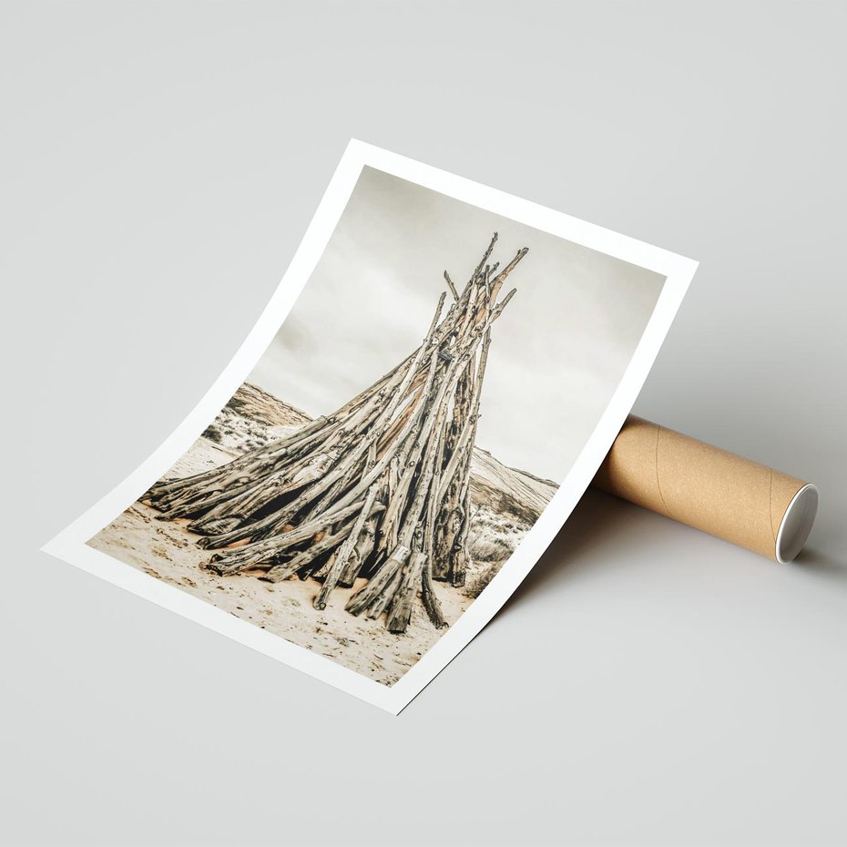 Plakat bez ramy 50x70 - Ciepło Przeszłości - retro fotograia, odcienie sepii