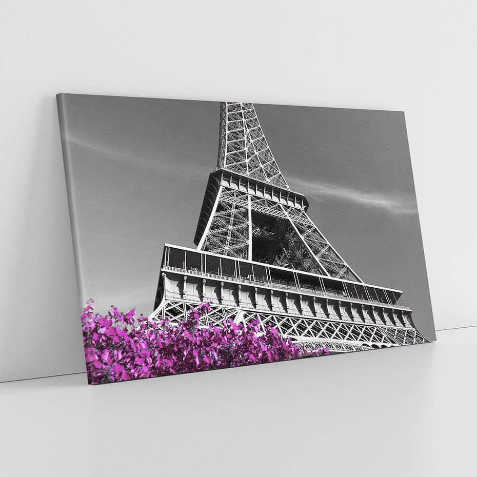 Obraz na płótnie 70x50 - Urok Eiffla w Paryżu - Eiffla, Paryż