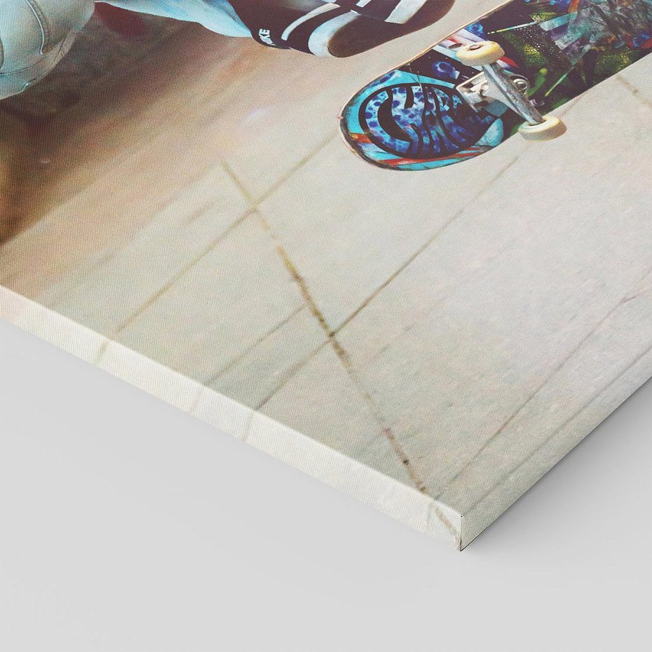 Obraz na płótnie 70x50 - Skateboardowe Rytmy na Desce - deskorolka, skateboard