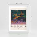 Plakat w ramie 30x40 - Paul Gauguin: Reprodukcja - Paul Gauguin, reprodukcja - rama biała