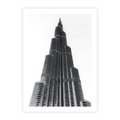 Plakat bez ramy 50x70 - Wieżowiec w Monochromii - wieżowiec, architektura