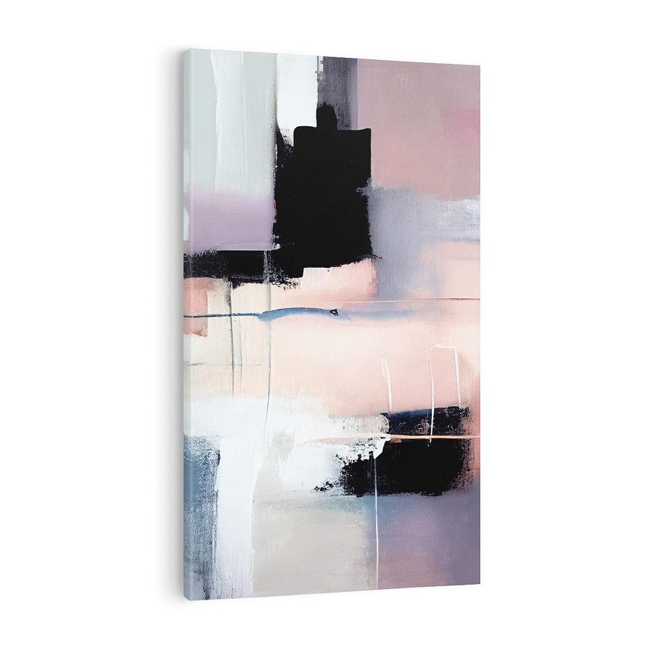 Obraz na płótnie 80x120 - Zamglone Kierunki - abstrakcja, obraz olejny