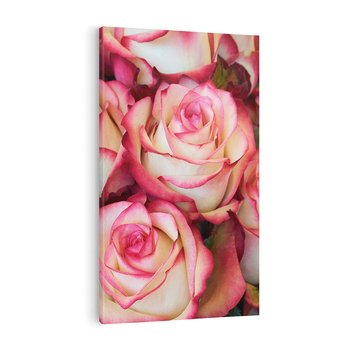 Obraz na płótnie 70x100 - Różany urok - kwiaty, róże