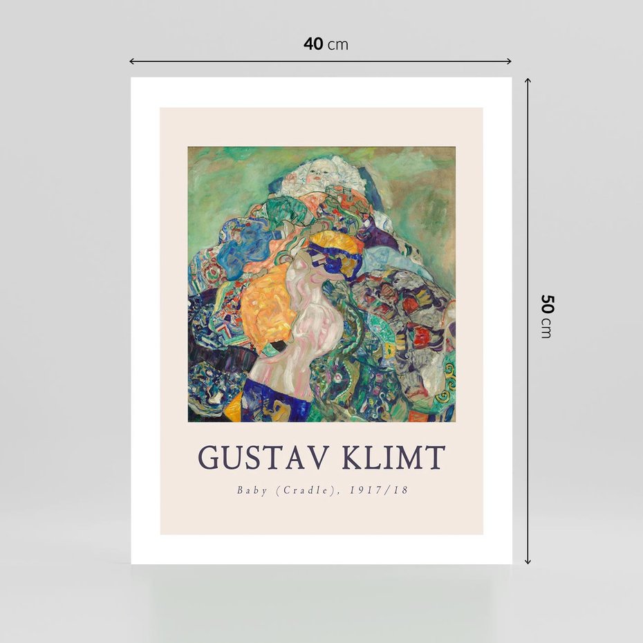Plakat bez ramy 40x50 - Sztuka z Reprodukcją G. Klimta - Gustav Klimt, reprodukcja