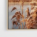 Obraz w ramie 50x70 - Wyraz Stylu - trawy, boho - rama drewno