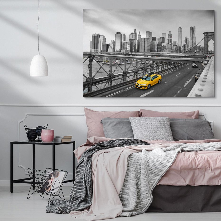 Obraz na płótnie 70x50 - Brooklyn: energia Nowego Jorku - Brooklyn, Nowy York