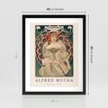 Plakat w ramie 40x50 - Piękno Art Nouveau - plakat, obraz - rama czarna