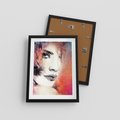 Plakat w ramie 30x40 - Kobieta w sztuce - portret, kobieta - rama czarna