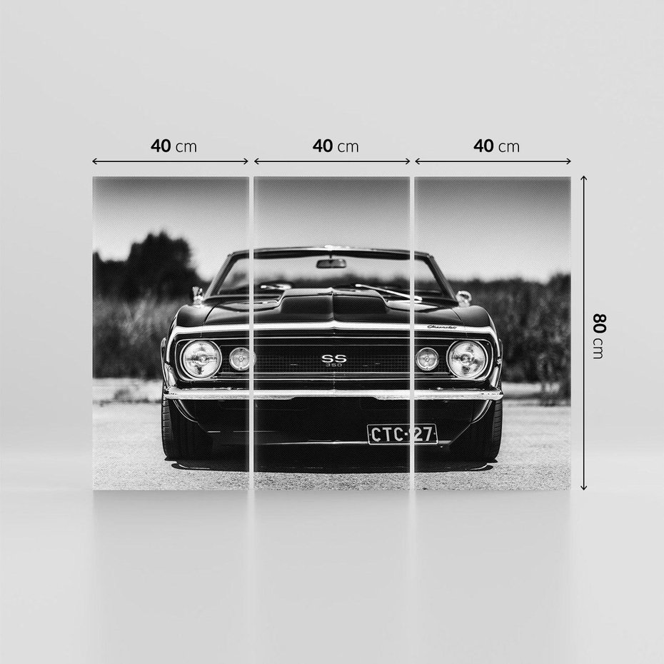 Obraz na płótnie 120x80 - Samochód Retro - Muscle Car - samochód, retro