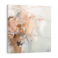 Obraz na płótnie 60x60 - Taniec księżycowego pyłu - abstrakcja, tekstury farb