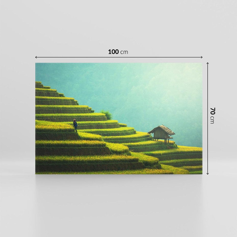 Obraz na płótnie 100x70 - Góry Azji: Siła i Urok Natury - Azja, góry