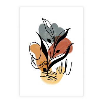 Plakat bez ramy 40x50 - Rozkwitające Abstrakcje - abstrakcja, sztuka nowoczesna