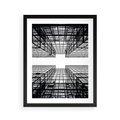 Plakat w ramie 40x50 - Czar i Wielkość - wieżowce, architektura - rama czarna