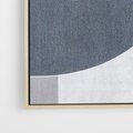 Obraz w ramie 50x70 - Odbicie wschodzącego jutra - graficzne kształty, geometria - rama drewno