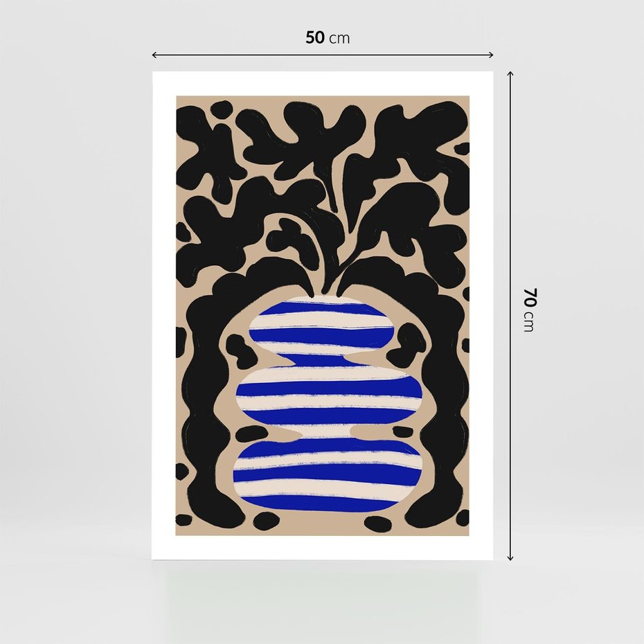 Plakat bez ramy 50x70 - Boho Wizje - abstrakcyjny plakat, ciekawe formy