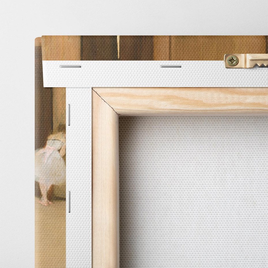 Obraz na płótnie 120x80 - The Dancing Class (1870), Edgar Degas - Reprodukcja - reprodukcja, obraz na płótnie