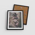 Plakat w ramie 40x50 - Przemijający Urok - kwitnąca, wiśnia - rama czarna