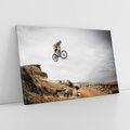Obraz na płótnie 120x80 - Adrenalina na Dwóch Kółkach - rower, downhill