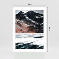 Plakat bez ramy 30x40 - Śnieżna Opowieść - górski krajobraz, zima w górach
