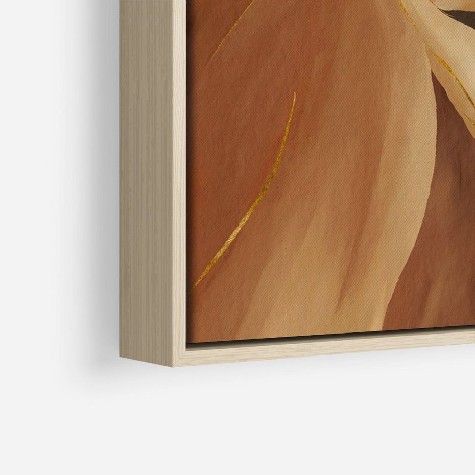 Obraz w ramie 50x70 - Wyraz Luksusu - sztuka, nowoczesna - rama drewno