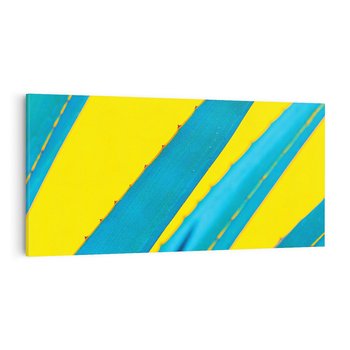 Obraz na płótnie 120x60 - Świeżość Natury - aloes, liście