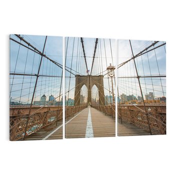 Obraz na płótnie 120x80 - Duch Manhattanu - most, Nowy Jork