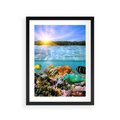 Plakat w ramie 30x40 - Rafa Koralowa - Podwodne Cuda - rafa, koralowa - rama czarna