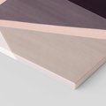 Obraz na płótnie 60x60 - Trójkąty Wnętrz - abstrakcja, geometryczne kształty